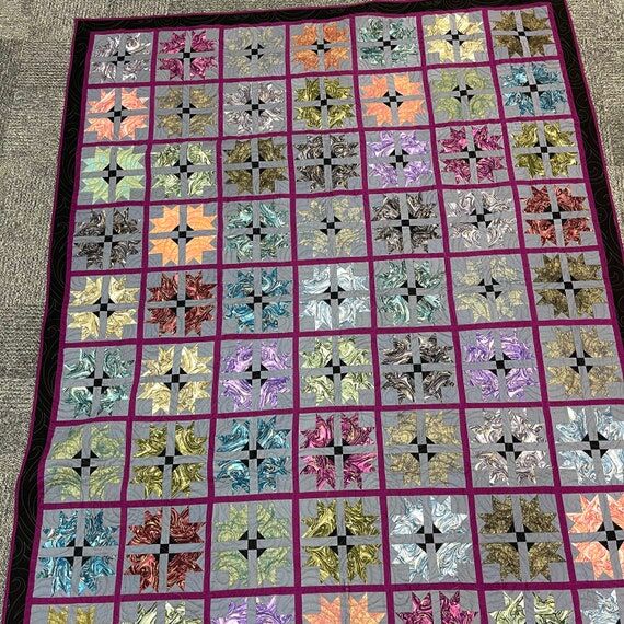 Patchwork Quilt | Handmade Full Size Cotton Q...