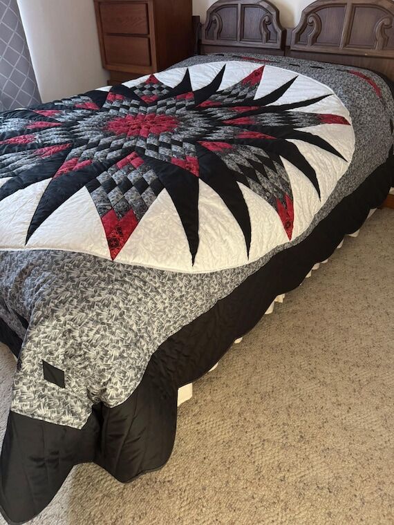 Queen/Full, Royal Star of Idaho, Amish Quilt,...