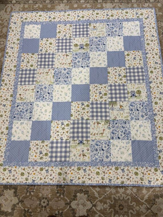 Handmade goose garden quilt...