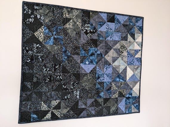 Handmade quilted batik Wall hanging...