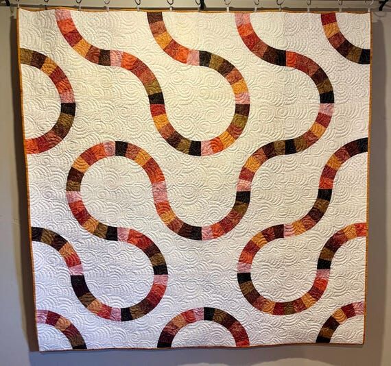 Zen Chic Groovin Modern Batik | Handmade Quil...