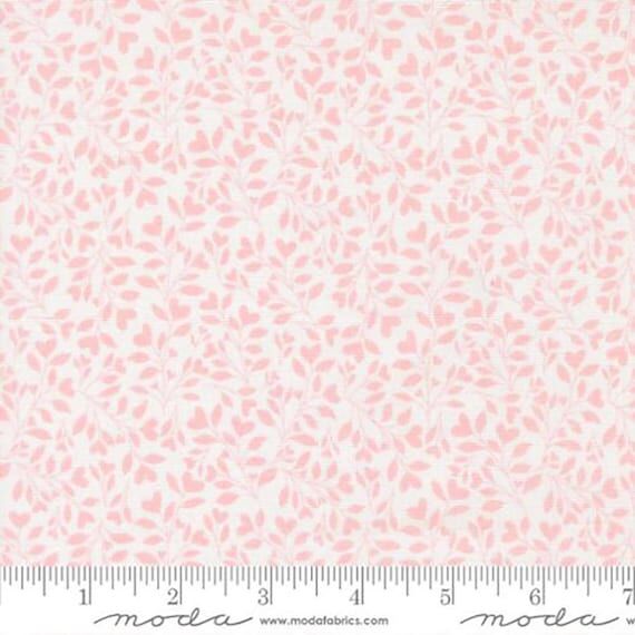 Moda Abide - Linen White 18794 11 - Pink and ...
