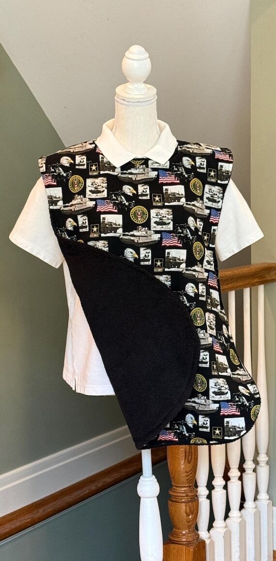 Adult-Size Bib or Shirt Protector, Special Ne...