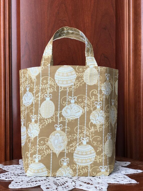 Christmas Fabric Gift Bag, Small Purse, Tote ...