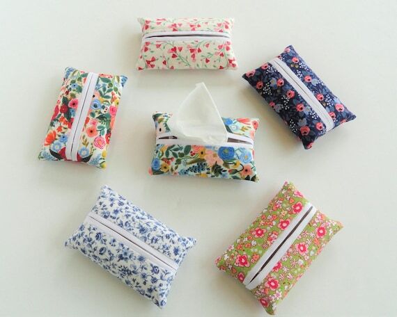 Rifle Paper Co. Fabric Purse Tissue Holder: T...