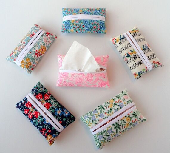 Purse Tissue Holder, Rifle & Liberty Fabric: ...