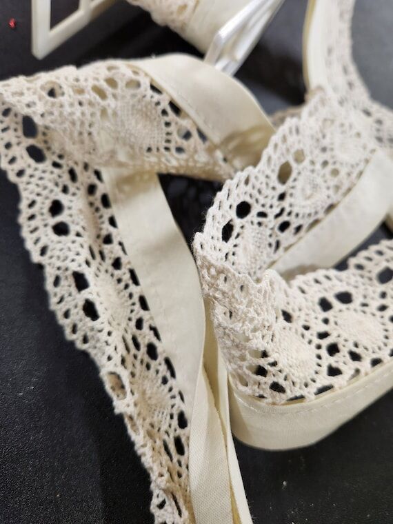 Vintage Crochet Ribbon, 4 yards...