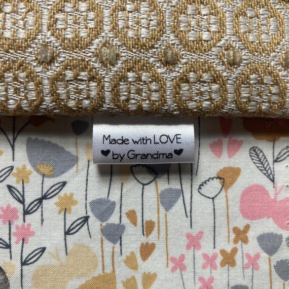 tiny Made with LOVE by Grandma tags and label...