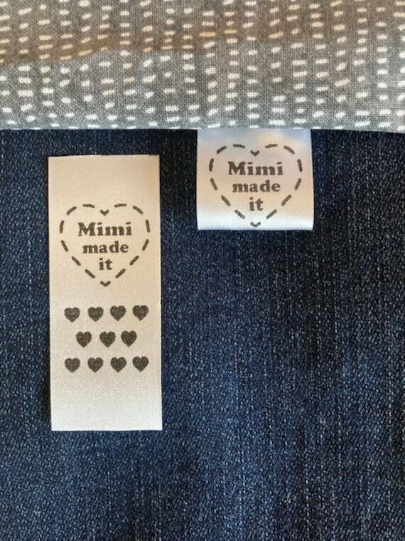 Mimi Made It! tags & labels, sew knit crochet...