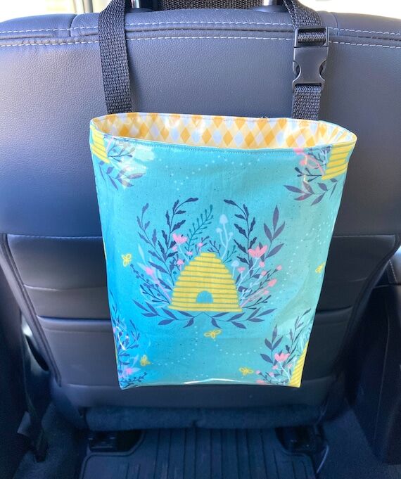 Oilcloth Car Trash Bag Sewing Pattern, Hangin...