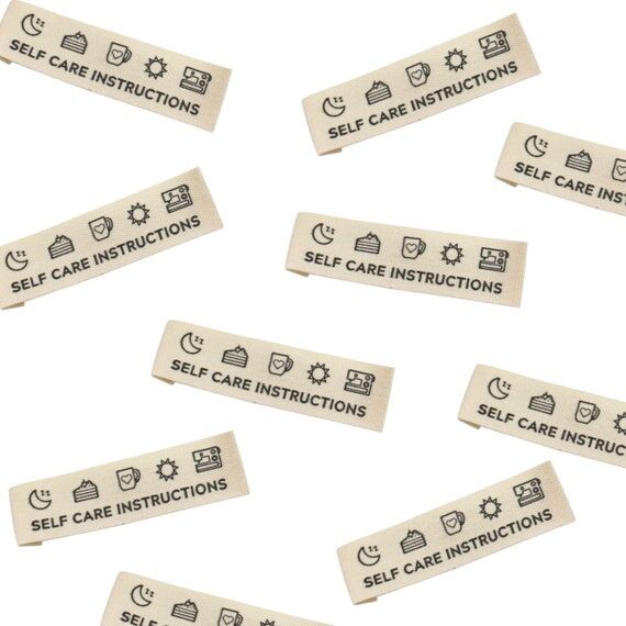 Self Care Label | Labels For Makers, Sew In L...