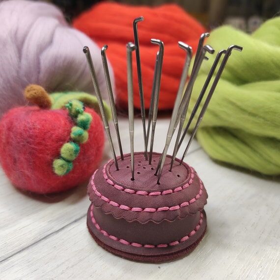 Magnetic Leather Pincushion – Personalized ...