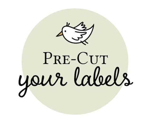 PRE-CUTTING OPTION. Fabric Label Add-On. Cust...