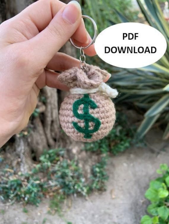 Moneybag Keychain Crochet Pattern - moneybag ...