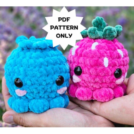 No Sew Beginner Octopus Crochet Pattern | Ber...