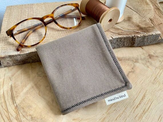 EDC Plain Khaki Twill Cotton Hank Reusable Cl...