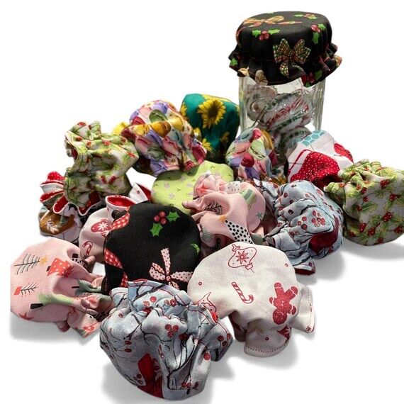 Handmade Reversible Fabric Jar Covers – Sea...