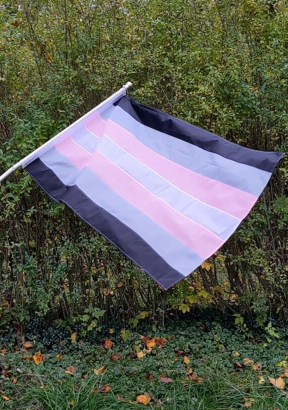 Demigirl Pride Flag - Queer Made, Handmade, S...
