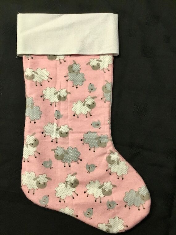 Personalized Flannel Christmas Stocking: Embr...