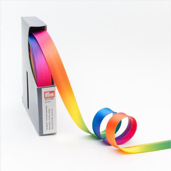 High Quality Duchesse Rainbow 20mm Bias Bindi...