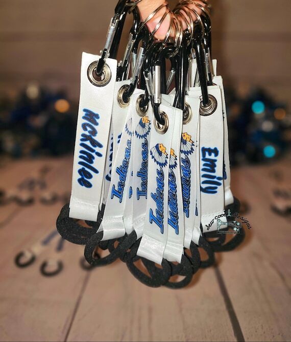 Pom tags pick your set of 2 tags or 3 tags, n...