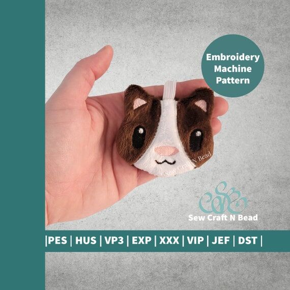 Hamster Plush ITH Embroidery Pattern: Ferret ...