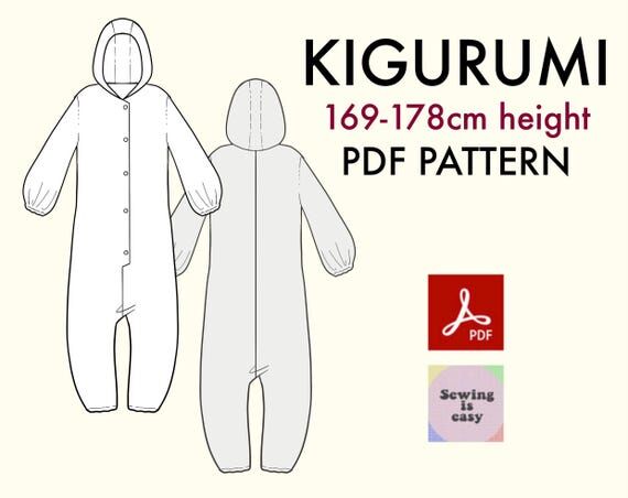 Pattern to print in A4 L 169-178 cm heigh! Ba...