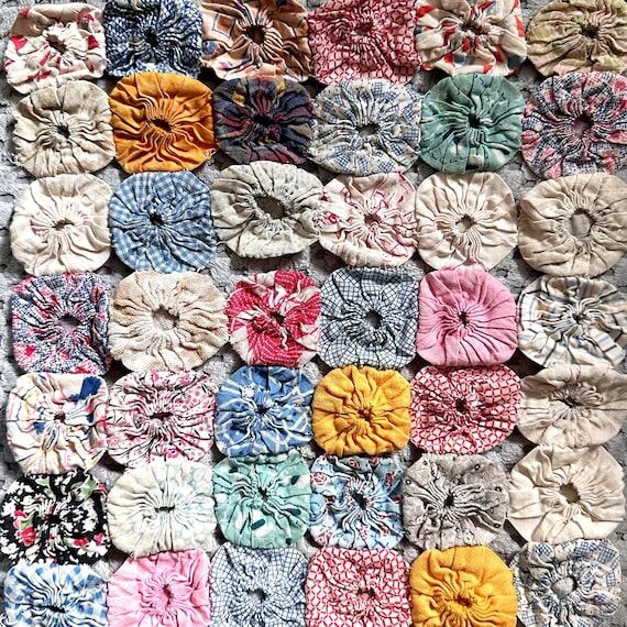 CUSTOM ORDER Yo Yo Patches, Sewing, Quilt Pa...