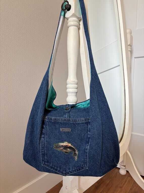 Denim Fish Bag...
