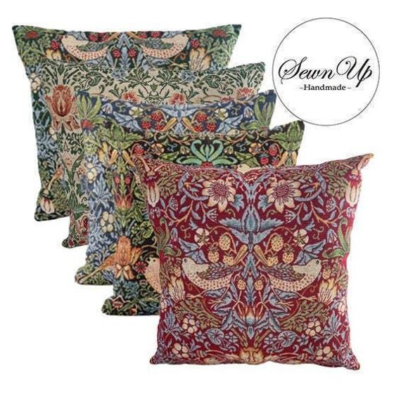 Cushion Cover 29 Sizes Strawberry Thief Willi...