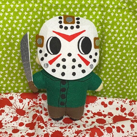Jason Vorhees Felt Doll, Handmade to Order Fr...