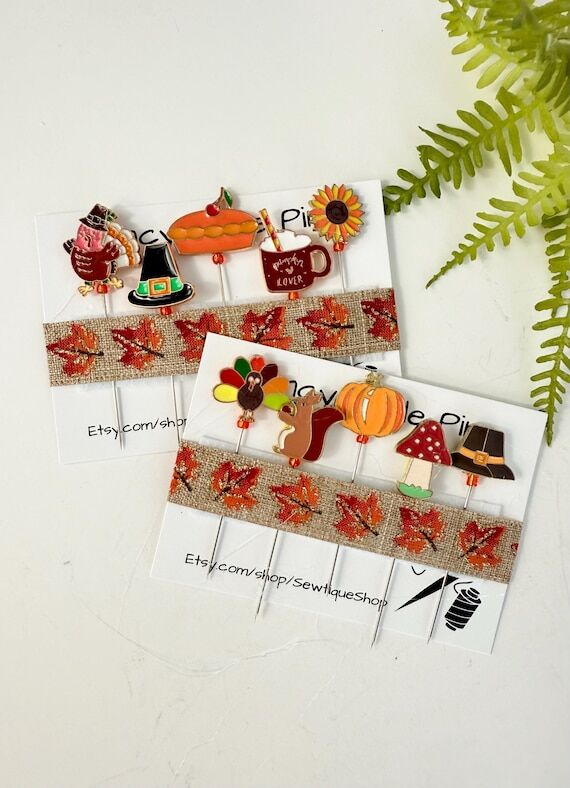 Fall Decorative Sewing Pins – Thanksgiving ...