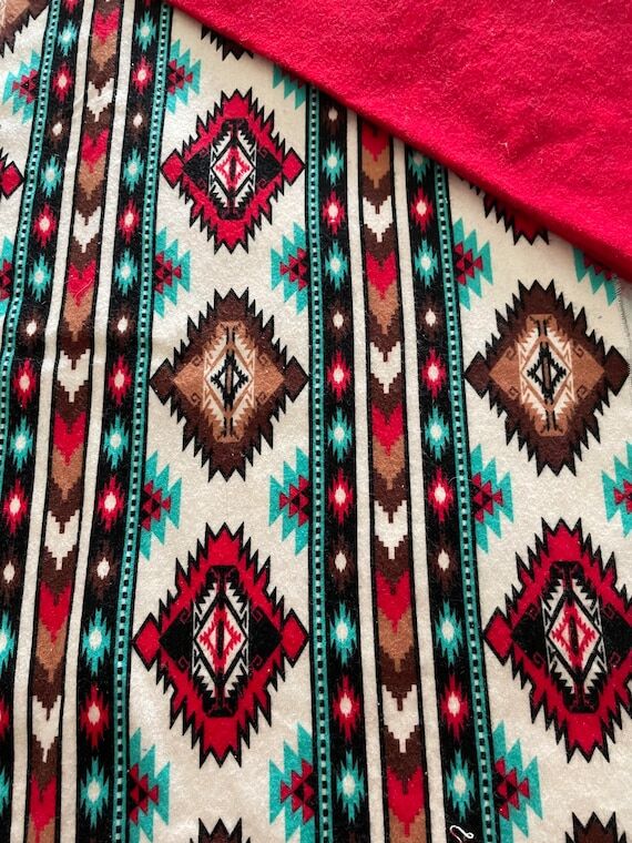 Vibrant Southwest Blanket/Lap Quilt...