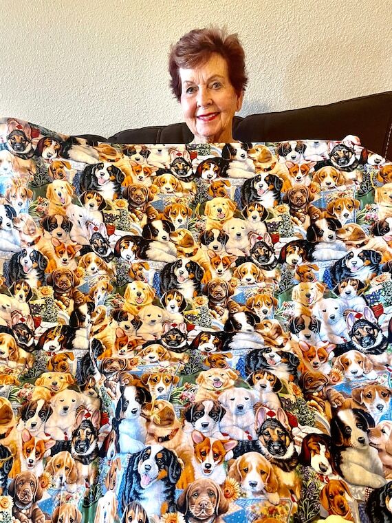 Popular Dog Breeds Handmade Blanket: Pet Love...
