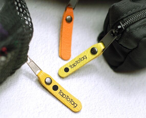 Set of 40 Personalized Leather Zipper Pulls ...