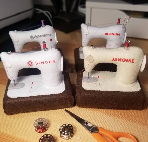 Handmade Sewing Machine Pin Cushion | Sewing ...