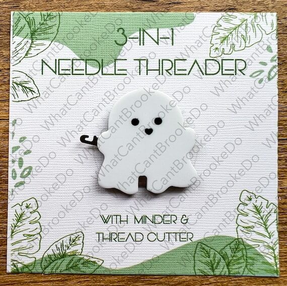 3-in-1 Needle Threader with Minder and Thread...