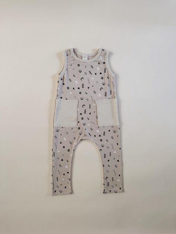 Toffee Shapes Pocket Romper | Fall/Winter | W...