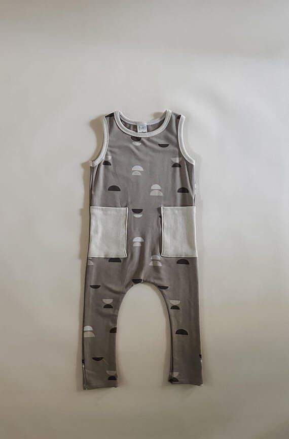 Pecan Shapes Pocket Romper | Fall/Winter | Wi...