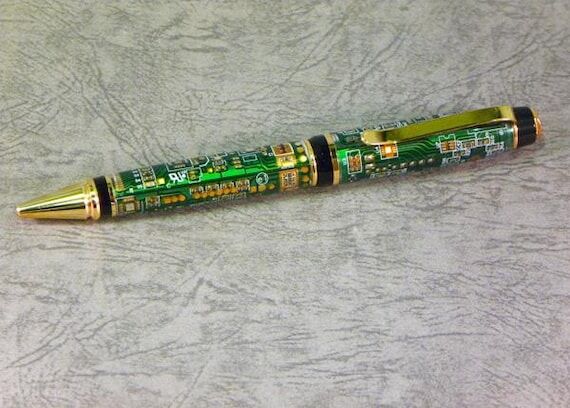 Circuit Board Cigar Pen, woodenconcepts.com...