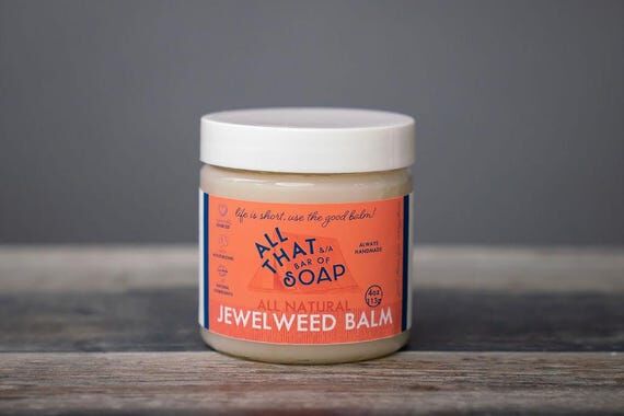 All Natural Jewelweed Balm, Jewelweed Infused...