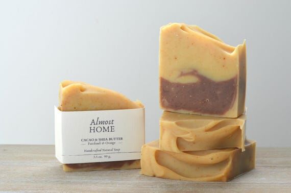 Handcrafted Cacao Shea Butter Soap | Patchoul...