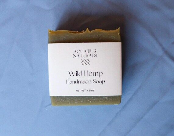 Wild Hemp Handmade Soap - palm free...