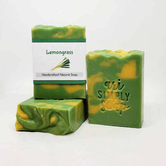 Lemon Lemongrass Soap: All Natural Cold Proce...