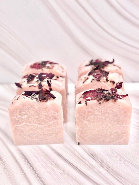 Rose Quartz Handmade Luxurious Body Soap with...