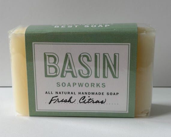 Fresh Citrus Handmade Bar Soap...
