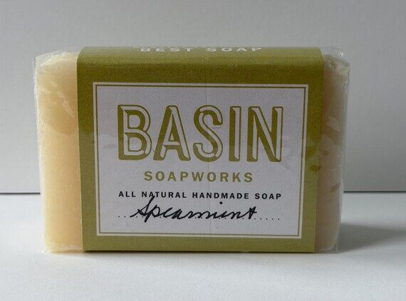 Spearmint Handmade Bar Soap...