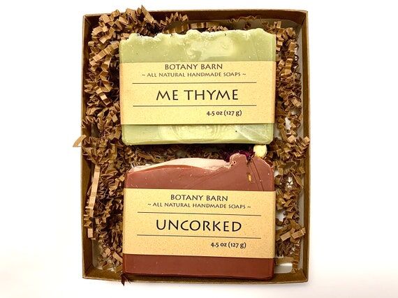 Soap Gift Set of 2 Large Organic Handmade Soa...