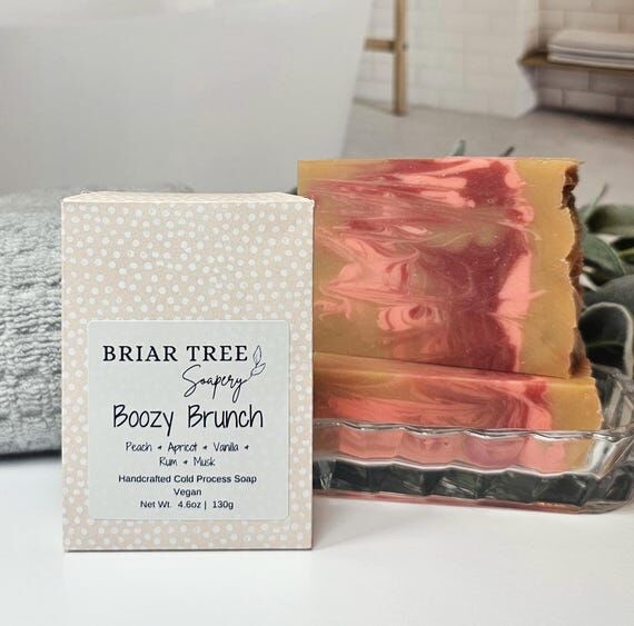 Boozy Brunch Soap - Peach - Apricot - Vanilla...