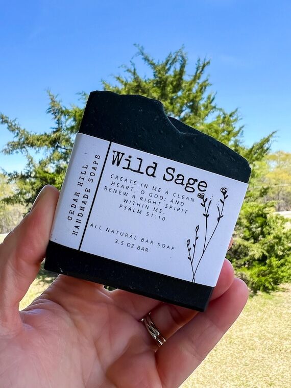 wild Sage Bar Soap | Cold Process Soap | Acti...